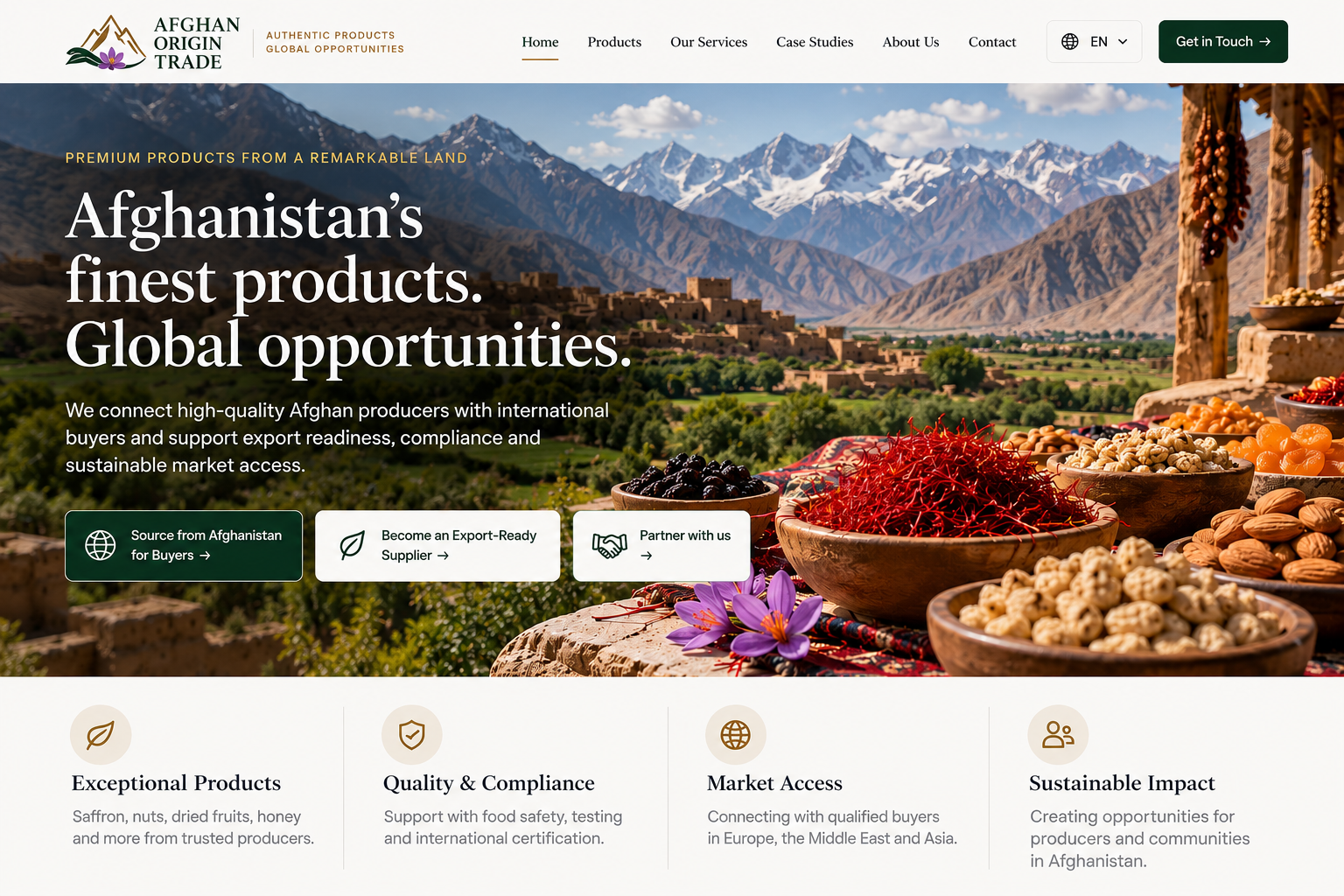 Afghan Origin Trade